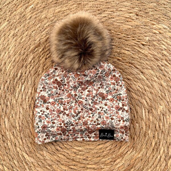 Bonnet pompon yamina 1-3 ans